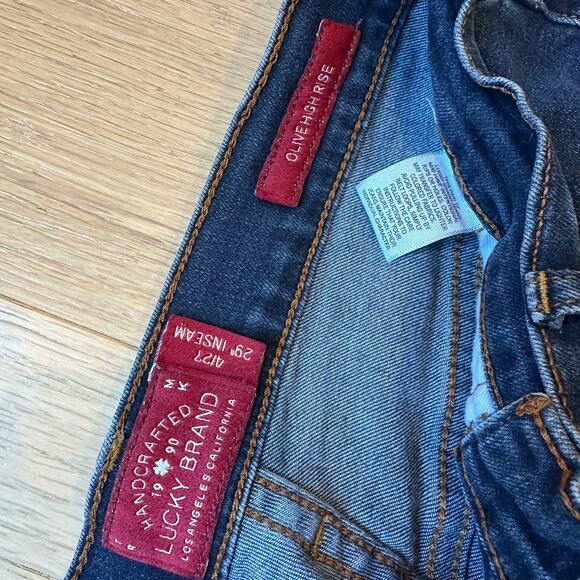 Lucky Brand Oliver High Rise Denim Jeans 4/27 - Picture 6 of 7